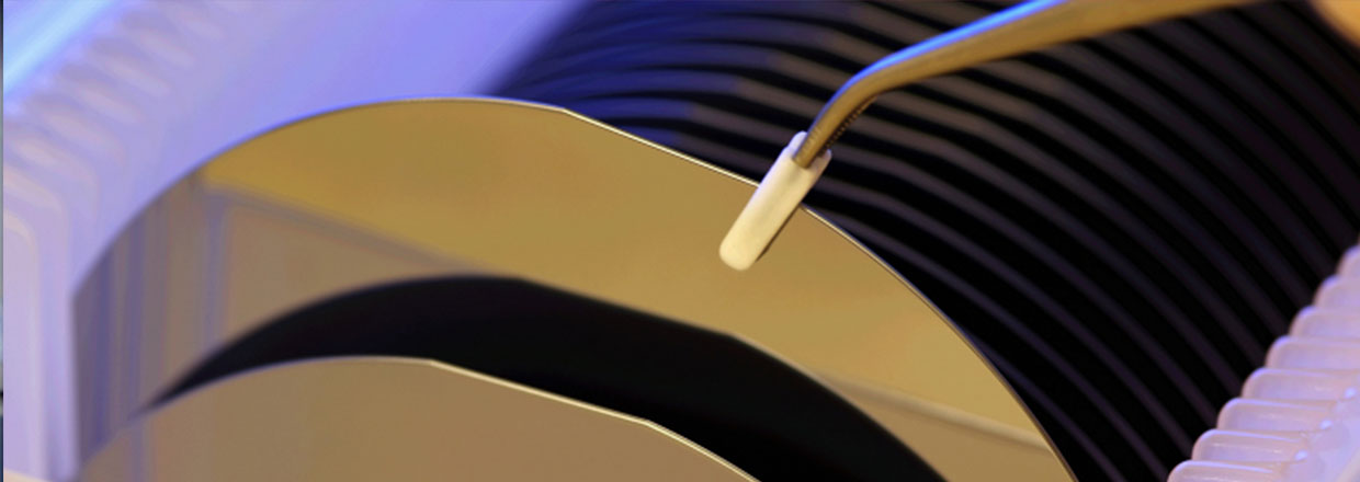 Silicon wafer production